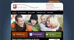 Desktop Screenshot of eglise-ste-rose.com